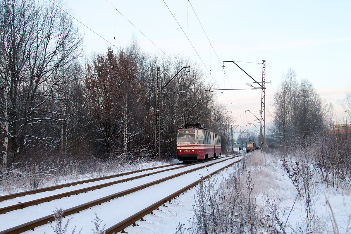 Санкт-Петербург, ЛВС-86К № 8035; Санкт-Петербург — Трамвайные линии и инфраструктура