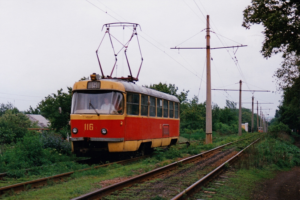 頓涅茨克, Tatra T3SU # 116; 頓涅茨克 — Photos by Alex Krakowsky — 22.05.1998