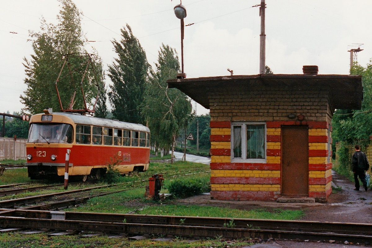 Донецк, Tatra T3SU № 123; Донецк — Фотографии Алекса Краковски — 22.05.1998