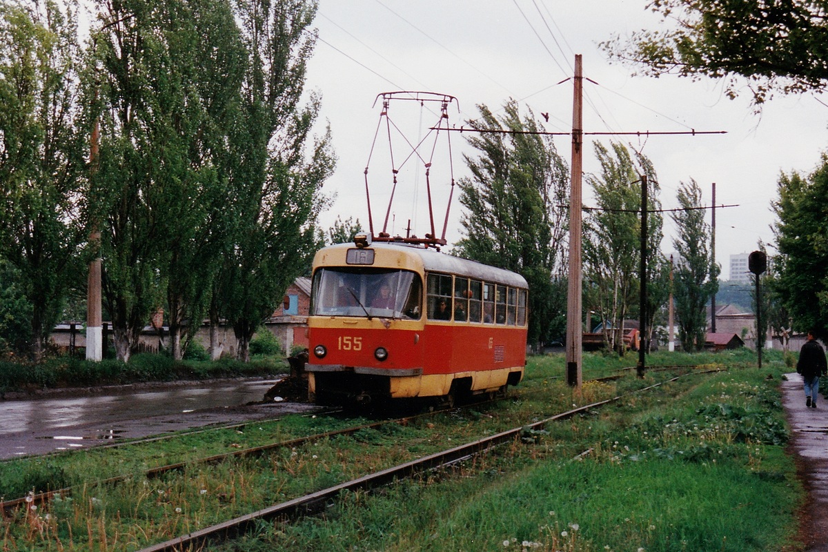 Донецк, Tatra T3SU № 155; Донецк — Фотографии Алекса Краковски — 22.05.1998