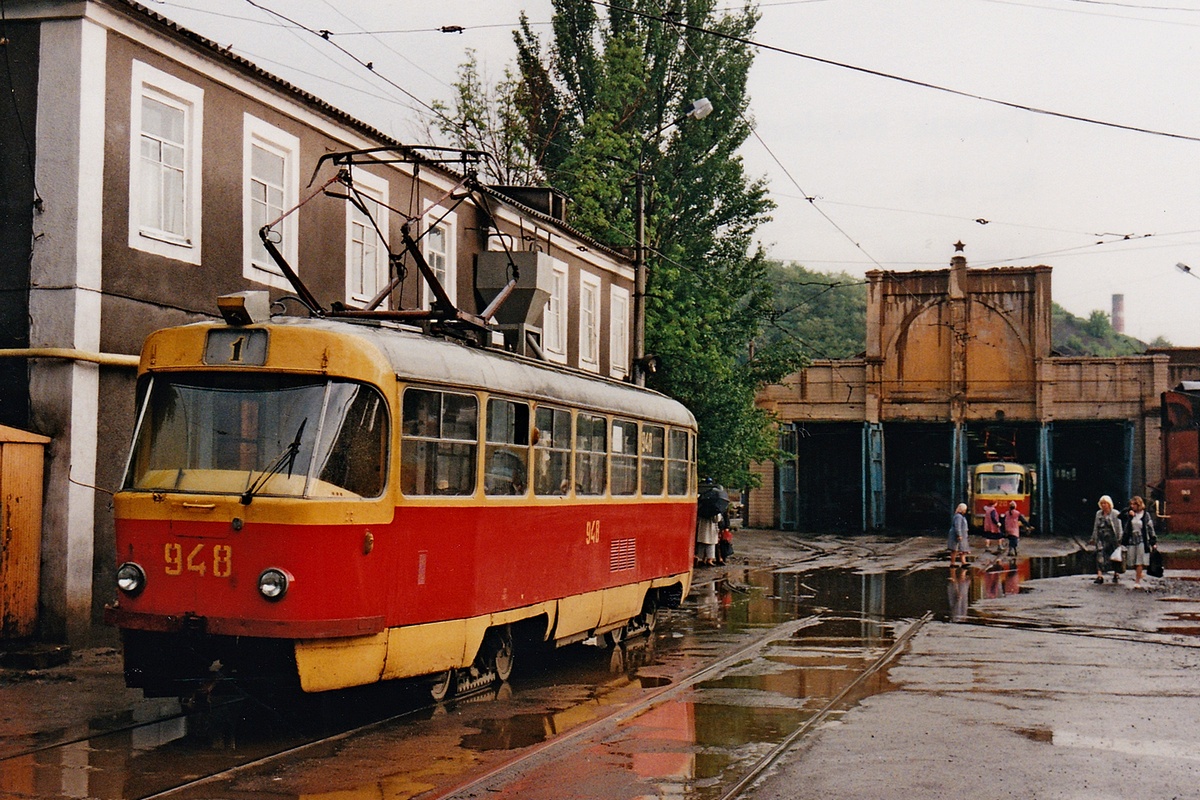 Донецк, Tatra T3SU № 948; Донецк — Фотографии Алекса Краковски — 22.05.1998