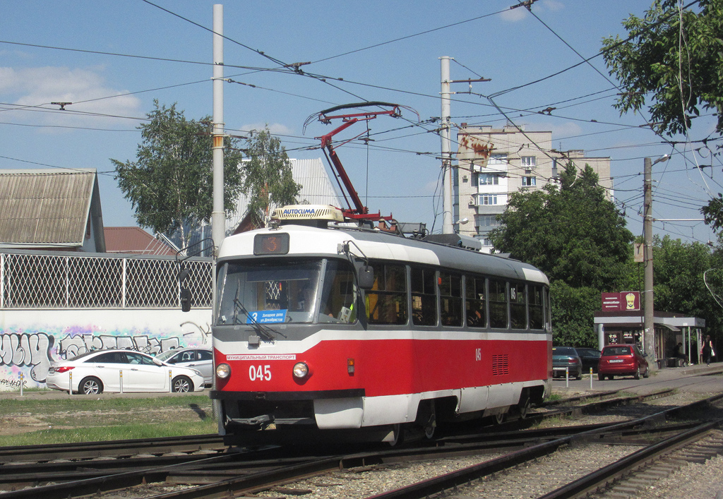 Краснодар, Tatra T3SU КВР ТМЗ № 045