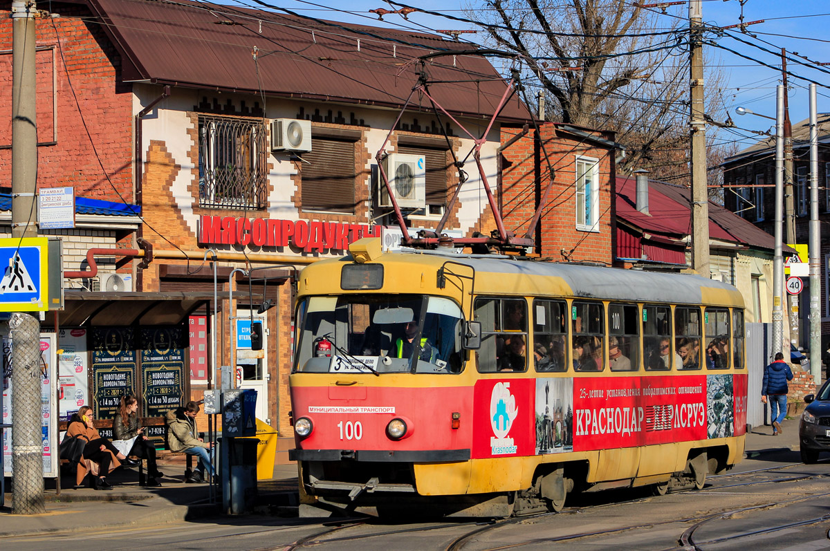 Краснодар, Tatra T3SU № 100