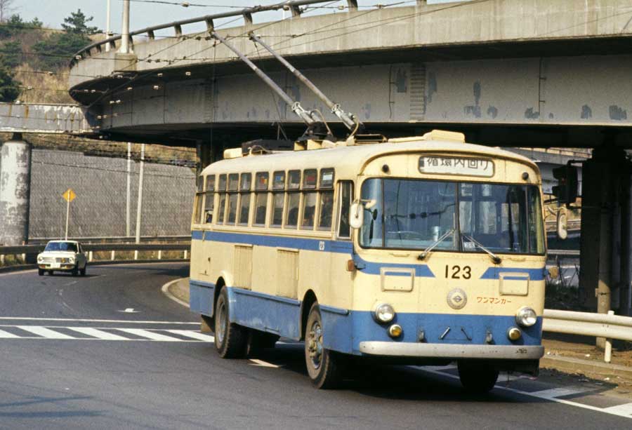 Йокогама, Subaru 700 series № 123; Йокогама — Исторические фотографии — Троллейбус (1959-1972)