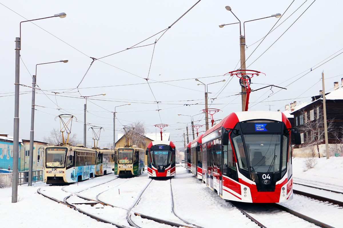 Улан-Удэ, 71-911ЕМ «Львёнок» № 04; Улан-Удэ, 71-619КТ № 93; Улан-Удэ — Конечные остановки и станции; Улан-Удэ — Новые вагоны