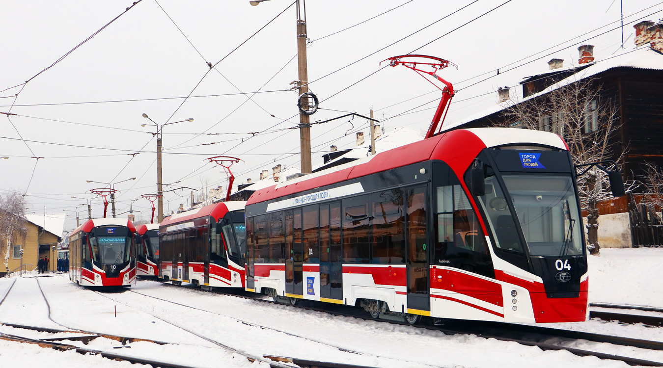 Улан-Удэ, 71-911ЕМ «Львёнок» № 04; Улан-Удэ, 71-911ЕМ «Львёнок» № 10; Улан-Удэ — Новые вагоны