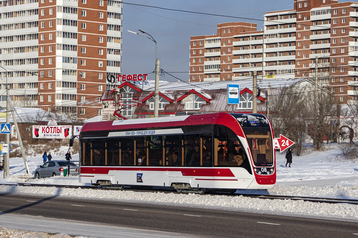 Улан-Удэ, 71-911ЕМ «Львёнок» № 08; Улан-Удэ — Новые вагоны