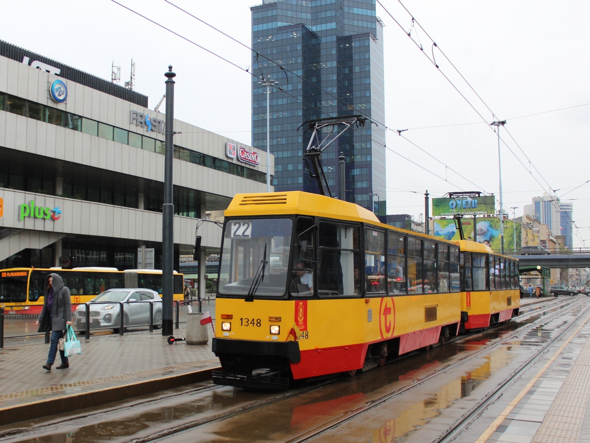 Варшава, Konstal 105Na № 1348