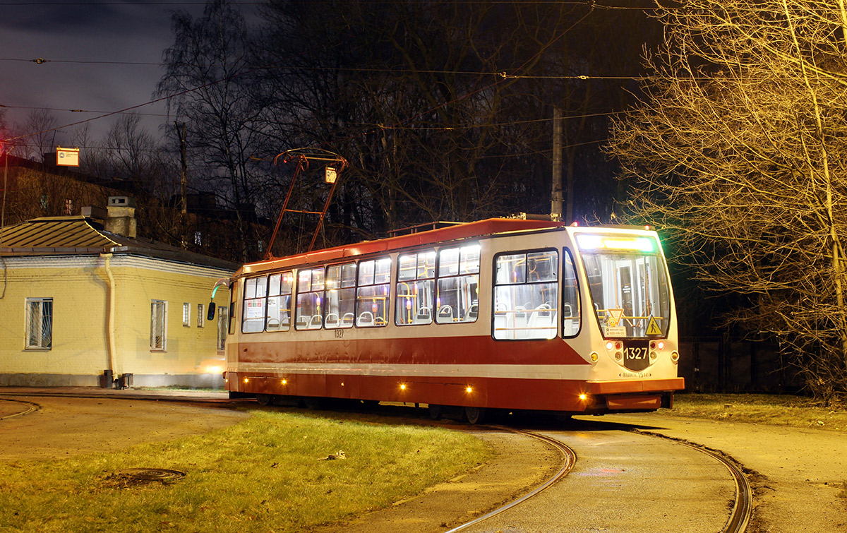 Санкт-Петербург, 71-134А (ЛМ-99АВН) № 1327; Санкт-Петербург — Конечные станции и разворотные кольца