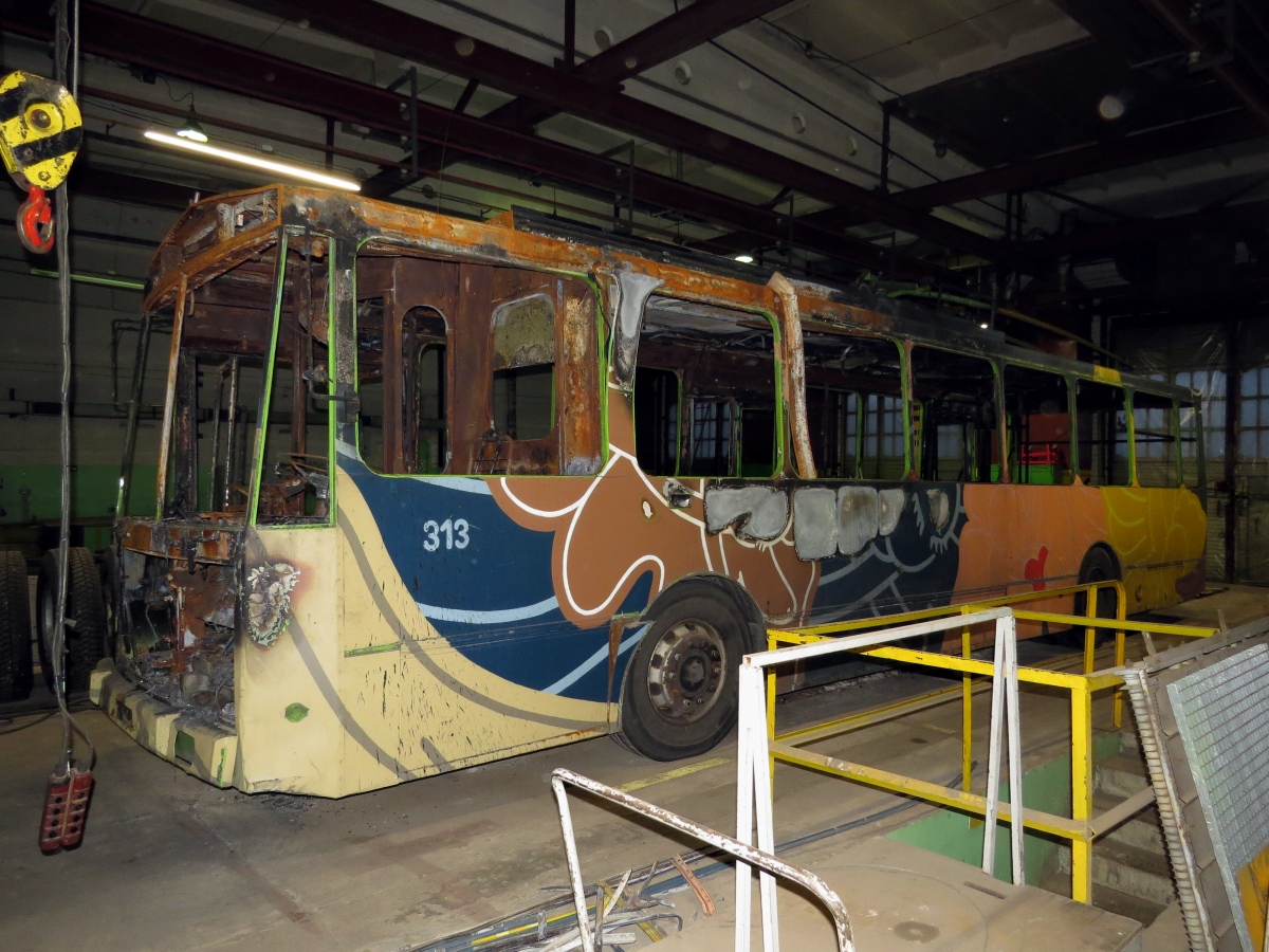 Каунас, Škoda 14Tr89/6 № 313; Каунас — Троллейбусный парк