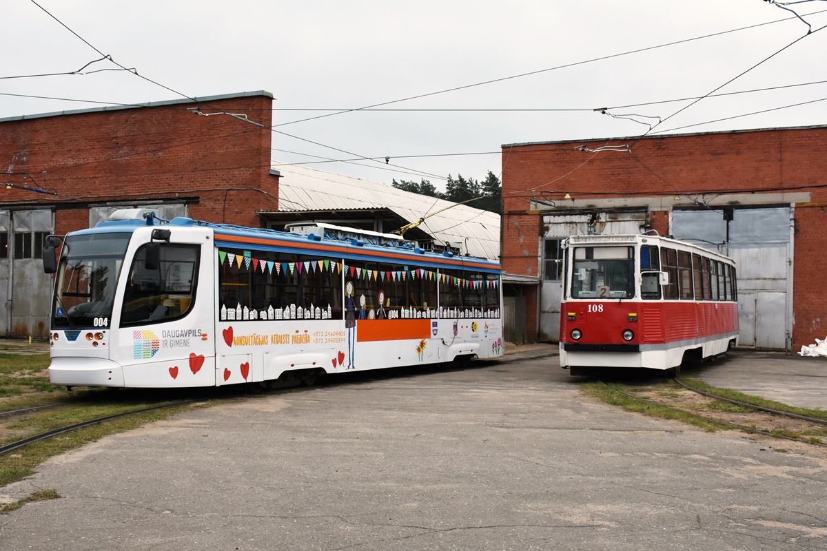 Даугавпилс, 71-623-02 № 004; Даугавпилс, 71-605А № 108