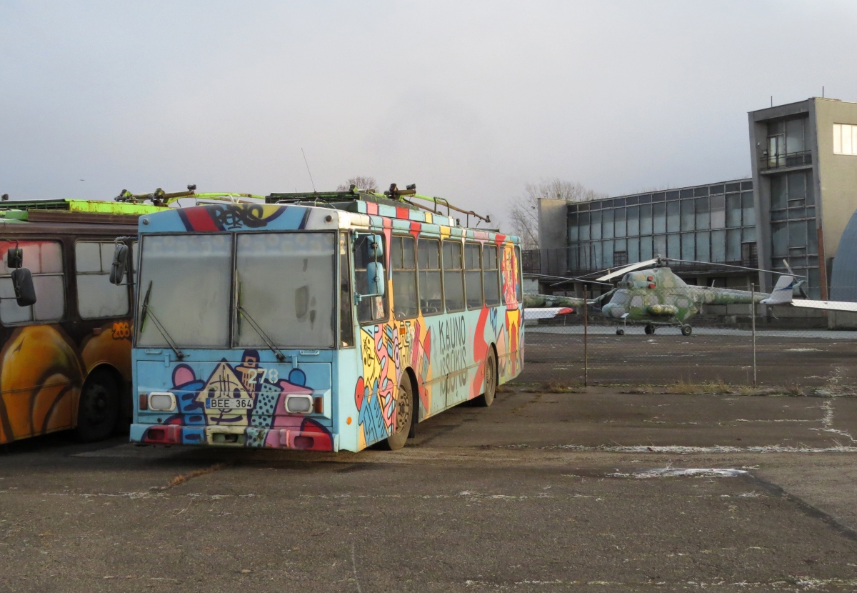 Kaunas, Škoda 14Tr02/6 nr. 278; Kaunas — Trolleybuses Škoda 14Tr in Storage at the Dariaus and Girėno Airfield