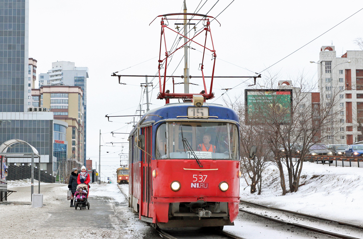 Екатеринбург, Tatra T3SU № 537