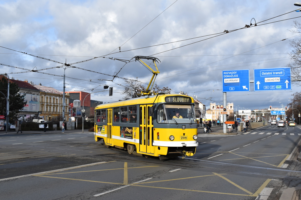 Plzeň, Tatra T3R.P # 208