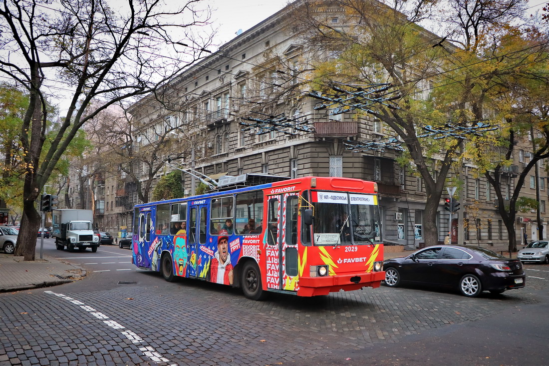 Одесса, ЮМЗ Т1Р (Т2П) № 2029