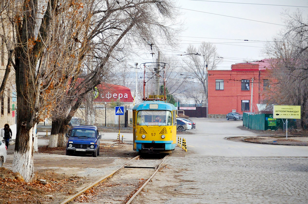 Volgograd, Tatra T3SU (2-door) # 57 Volgograd, Tatra T3SU (2-door) # 57