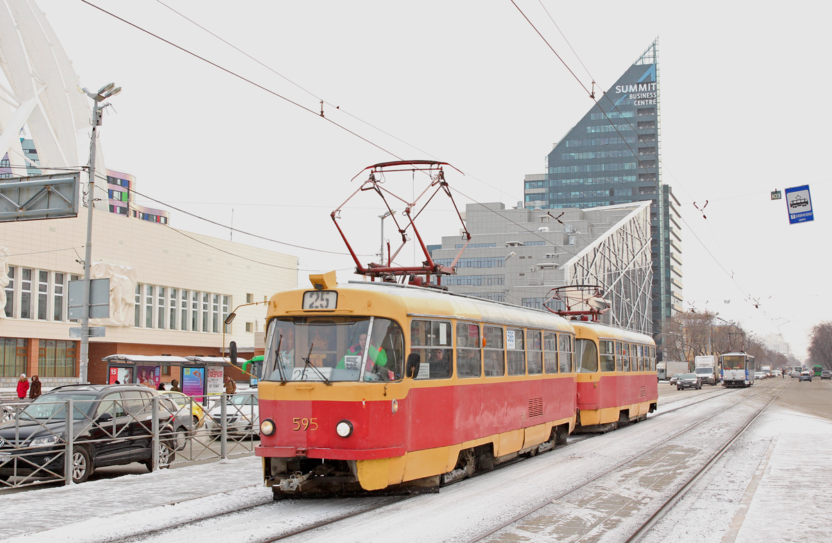 Екатеринбург, Tatra T3SU № 595