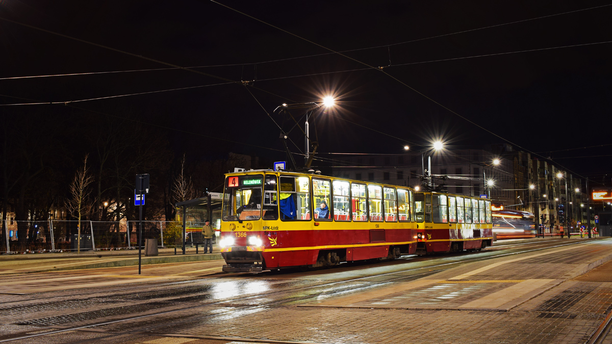 Лодзь, Konstal 805Na № 1366