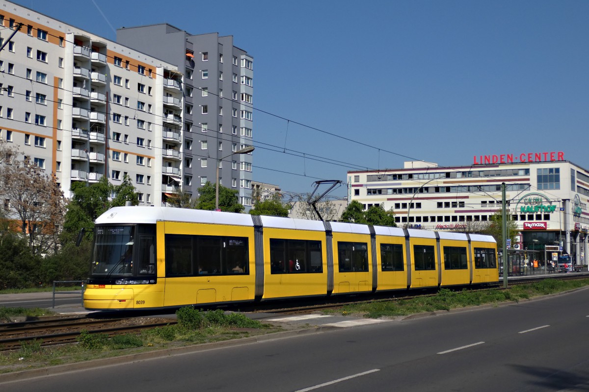 Берлин, Bombardier Flexity Berlin (GT8-08ER/F8E) № 8039