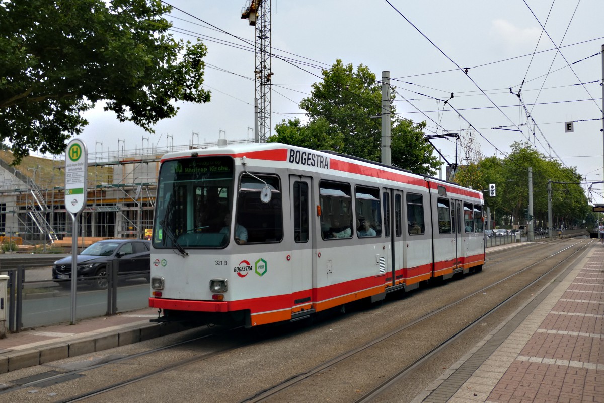Bochum – Gelsenkirchen, Duewag M6S Br. 321 Bochum – Gelsenkirchen, Duewag M6S Br. 321