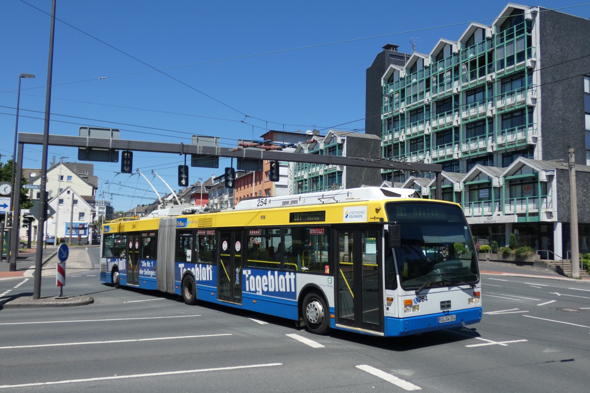 Золинген, Van Hool AG 300T № 254