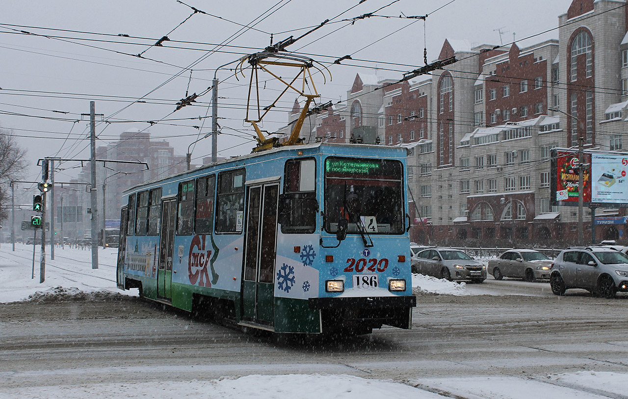 Омск, 71-605ЭП № 186