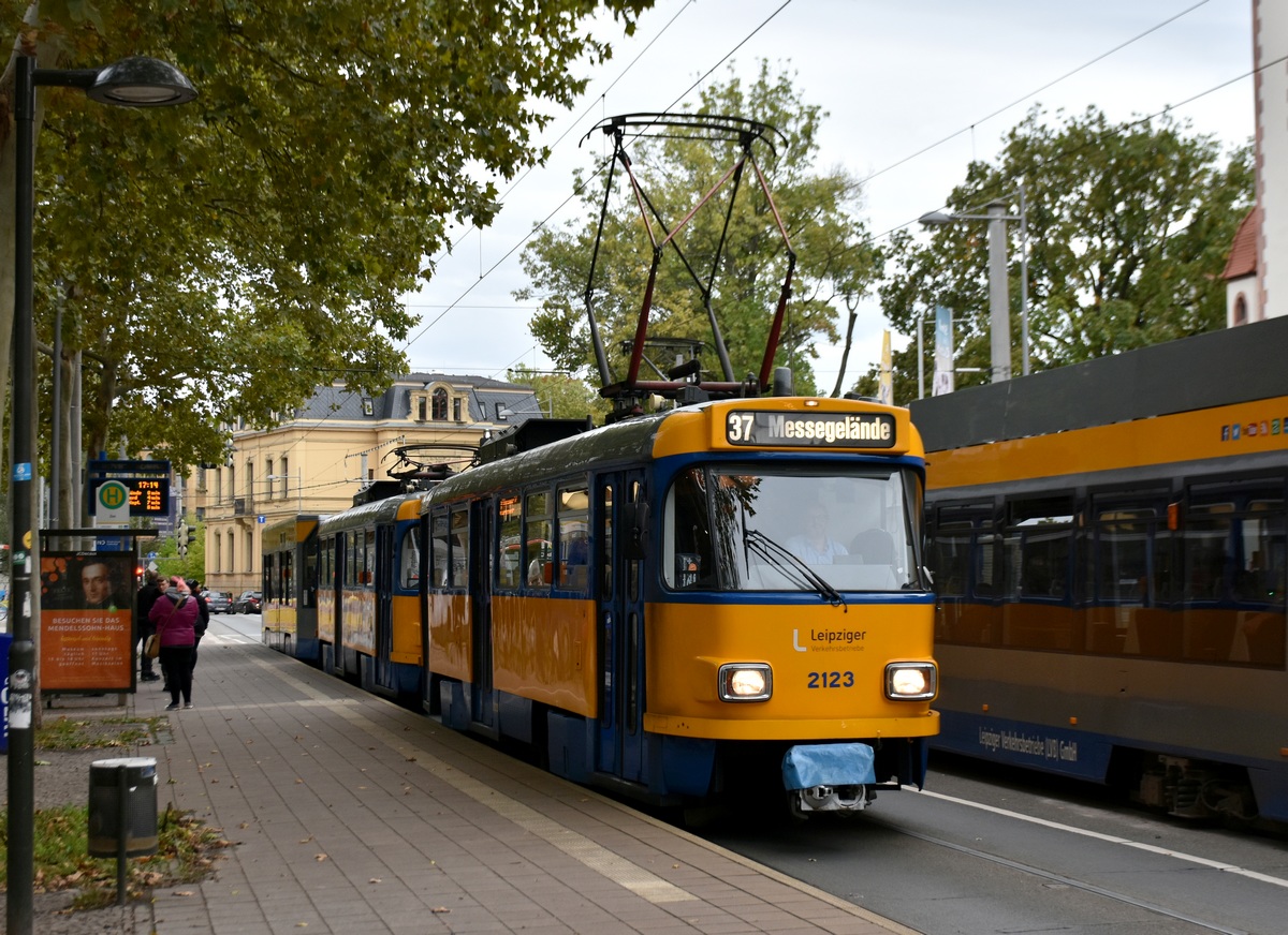 Leipzig, Tatra T4D-M1 № 2123