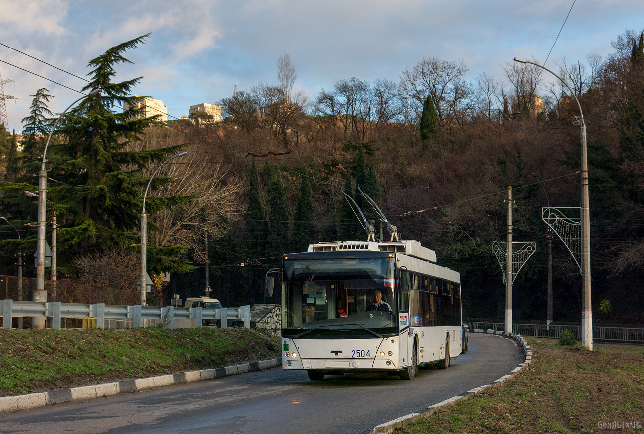 Крымский троллейбус, СВАРЗ-МАЗ-6275 № 2504