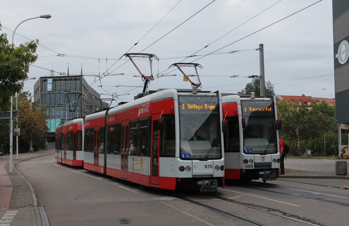 Halle, Bombardier MGT-K Nr 670