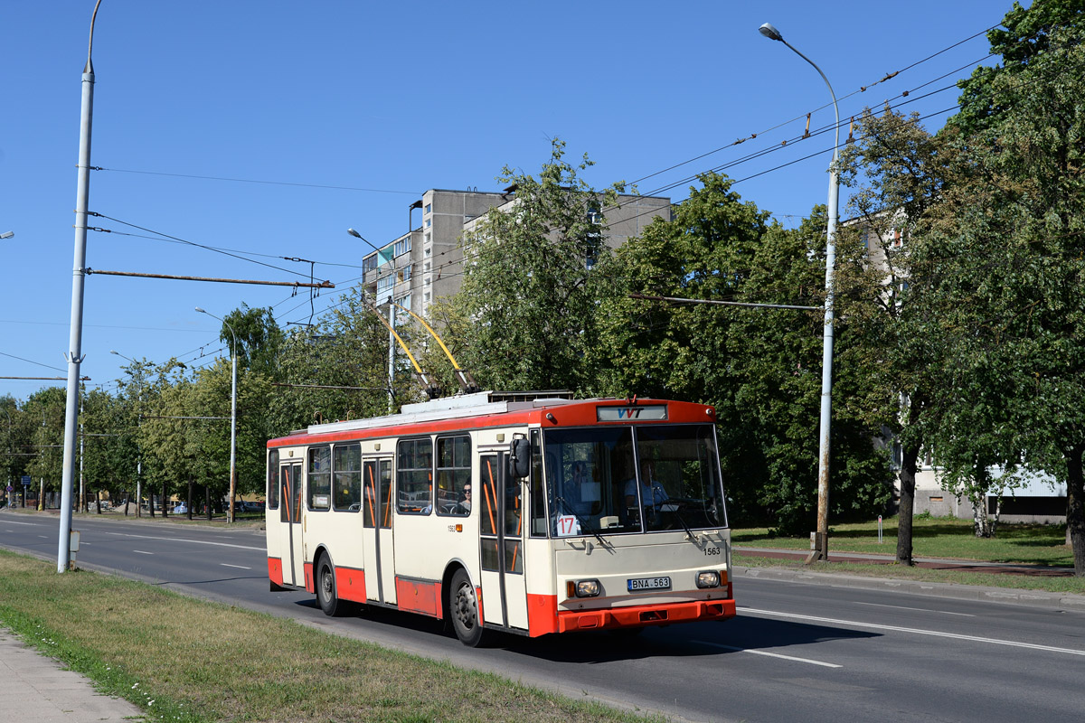 Вильнюс, Škoda 14Tr11/6 № 1563 Вильнюс, Škoda 14Tr11/6 № 1563