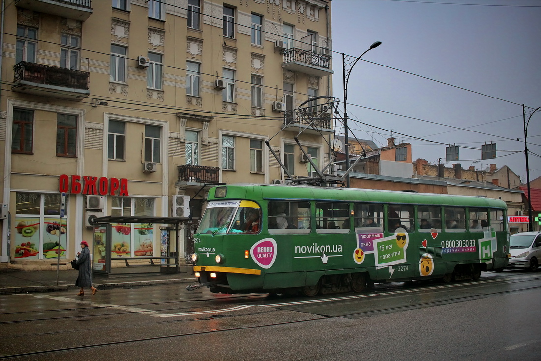Одесса, Tatra T3R.P № 3274