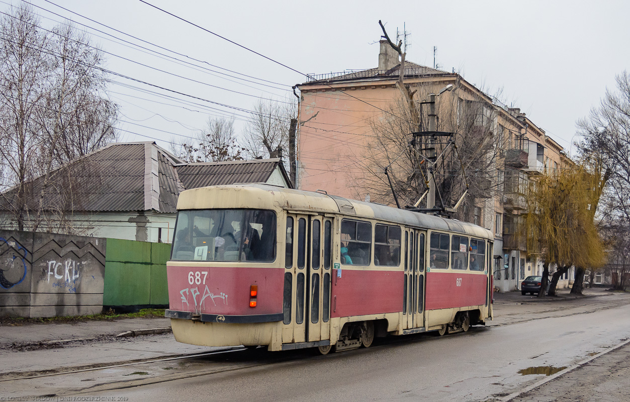Каменское, Tatra T3SU № 687