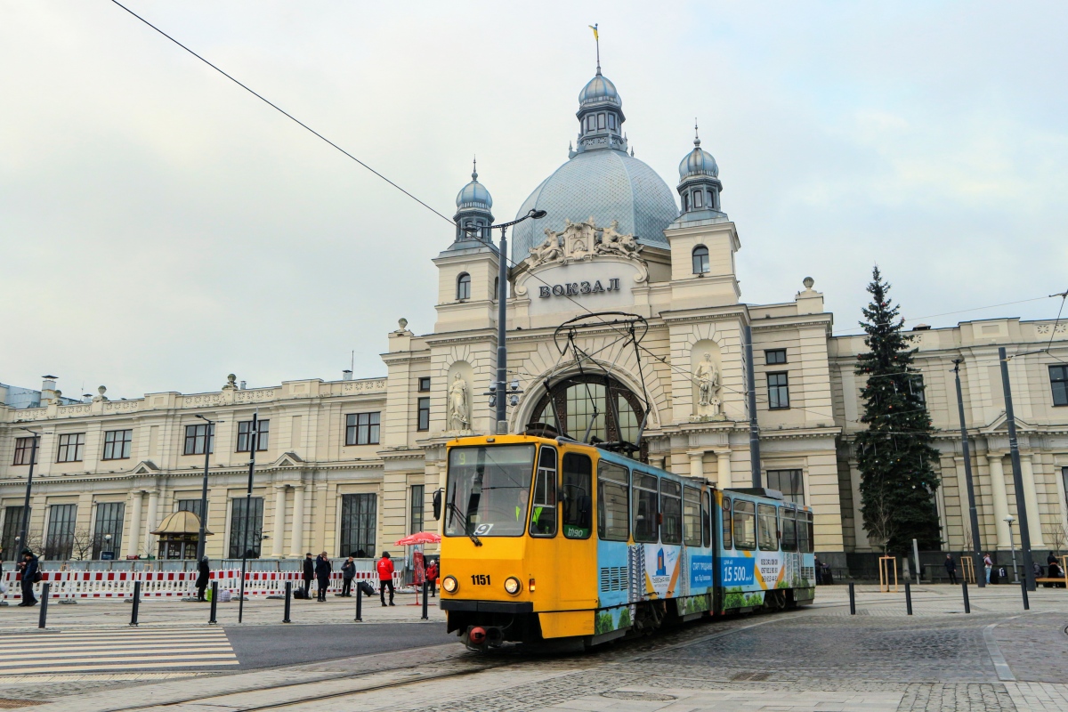 Львов, Tatra KT4D № 1151