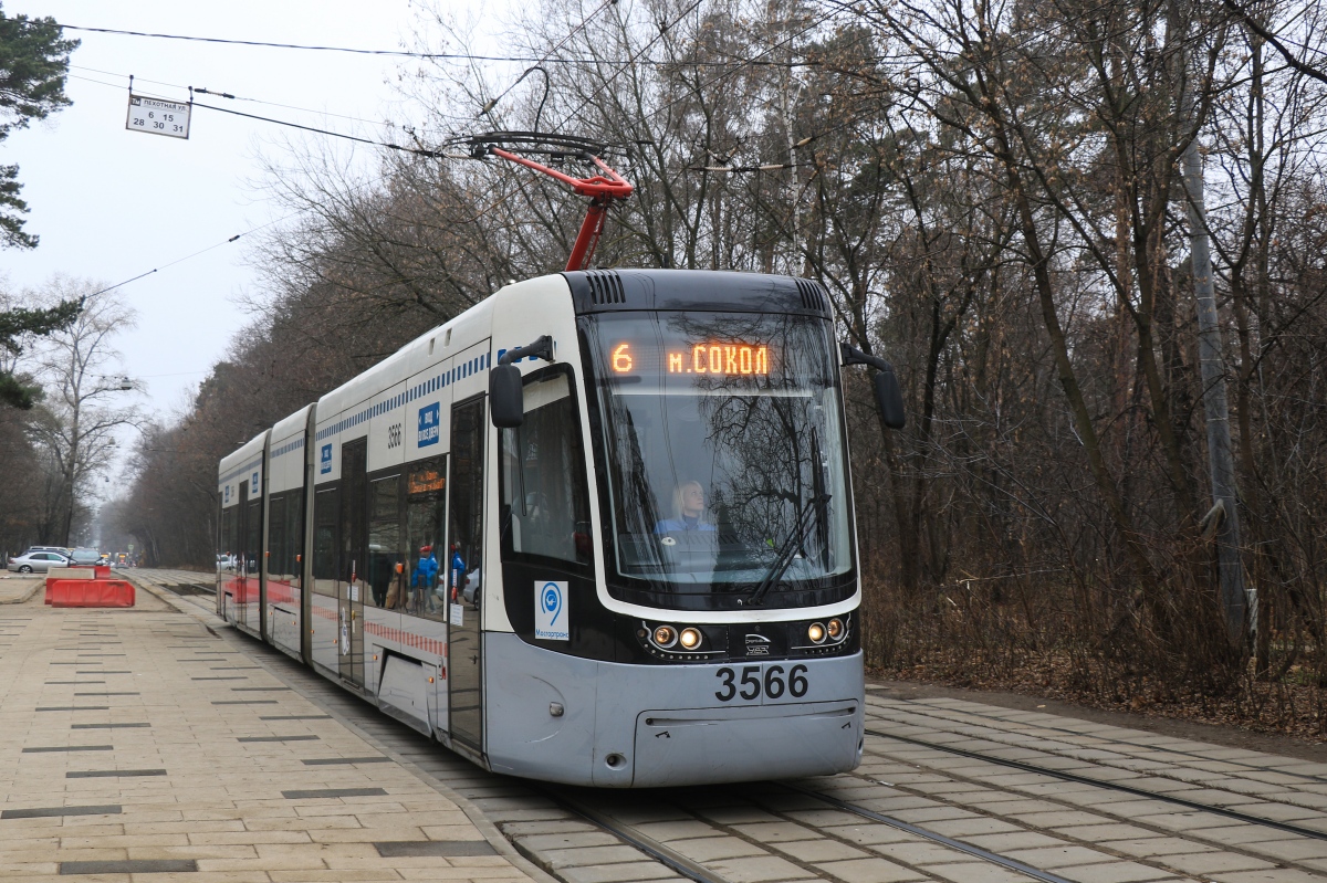 Москва, 71-414 (Pesa Fokstrot) № 3566 Москва, 71-414 (Pesa Fokstrot) № 3566