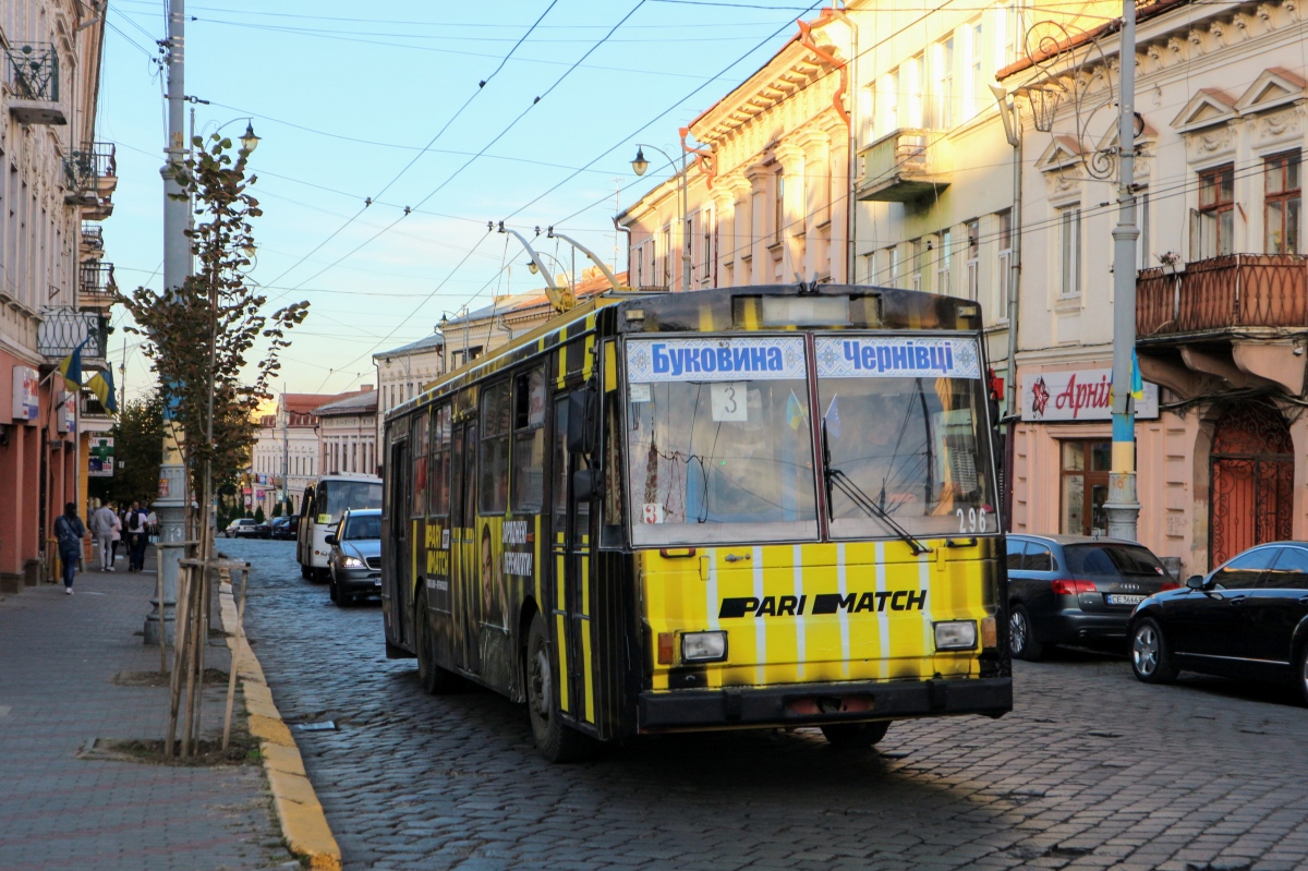 Черновцы, Škoda 14Tr89/6 № 296