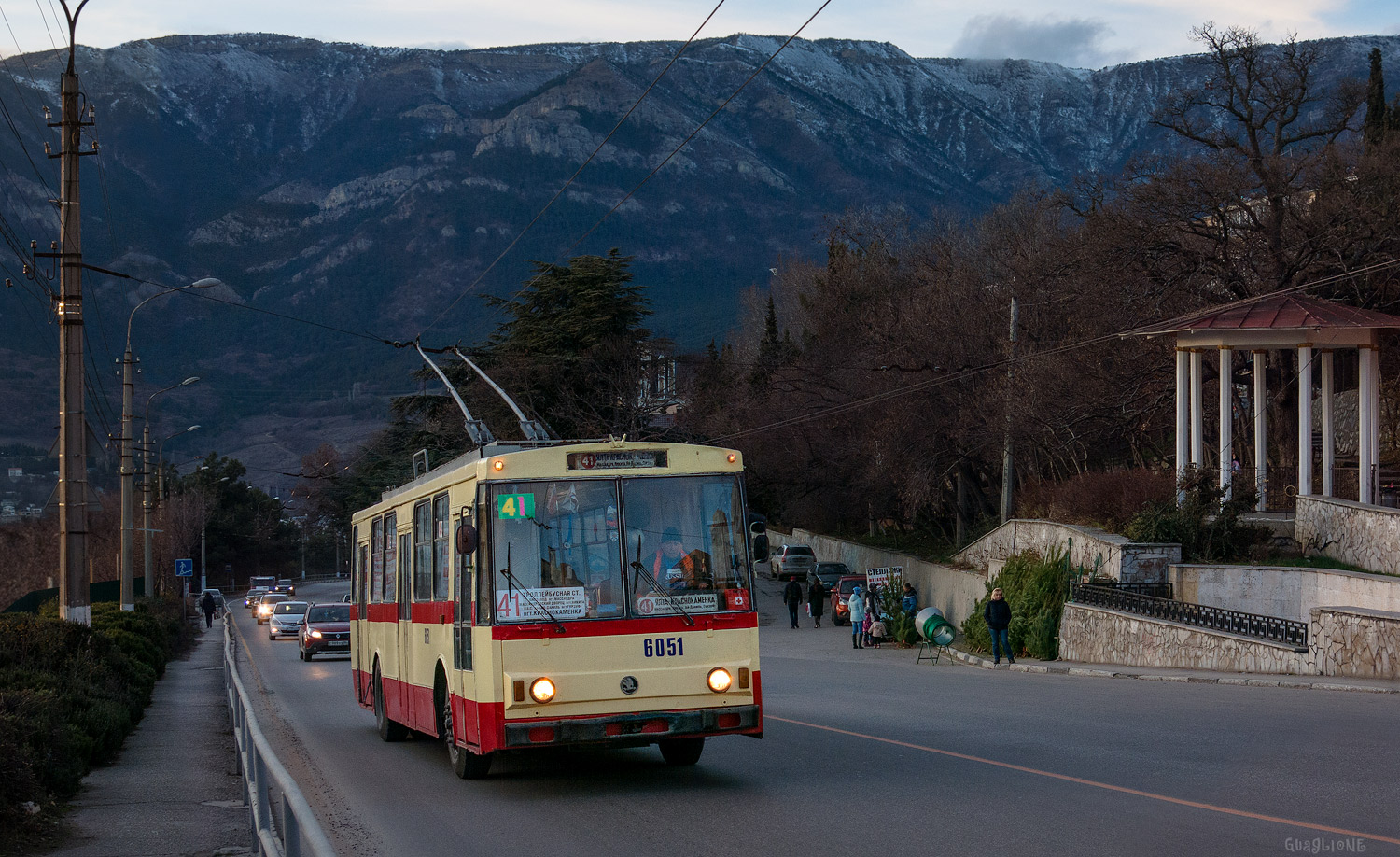 Крымский троллейбус, Škoda 14Tr02/6 № 6051