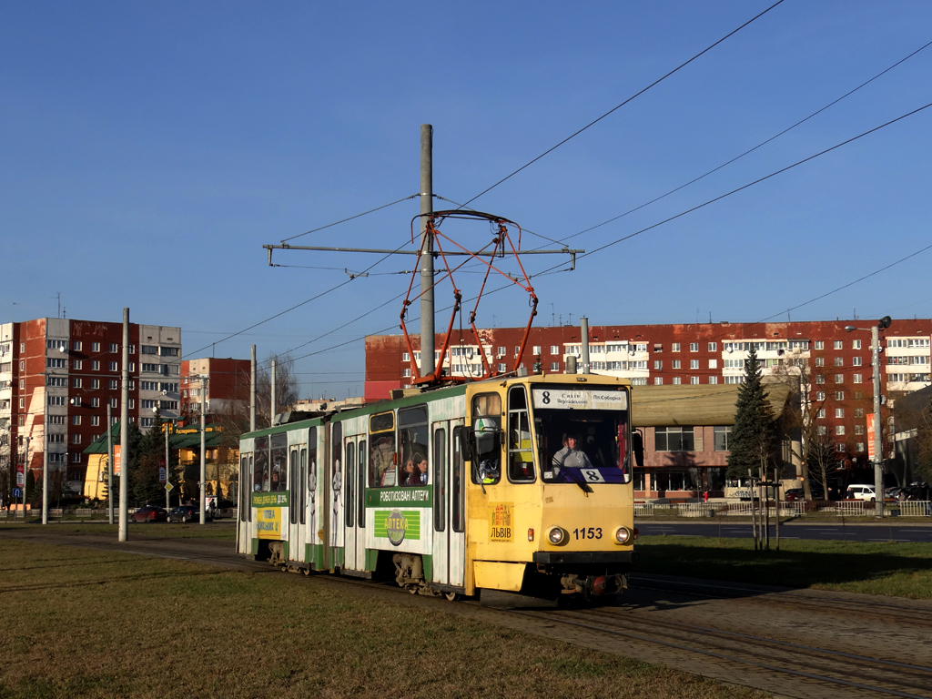 Львов, Tatra KT4D № 1153 Львов, Tatra KT4D № 1153