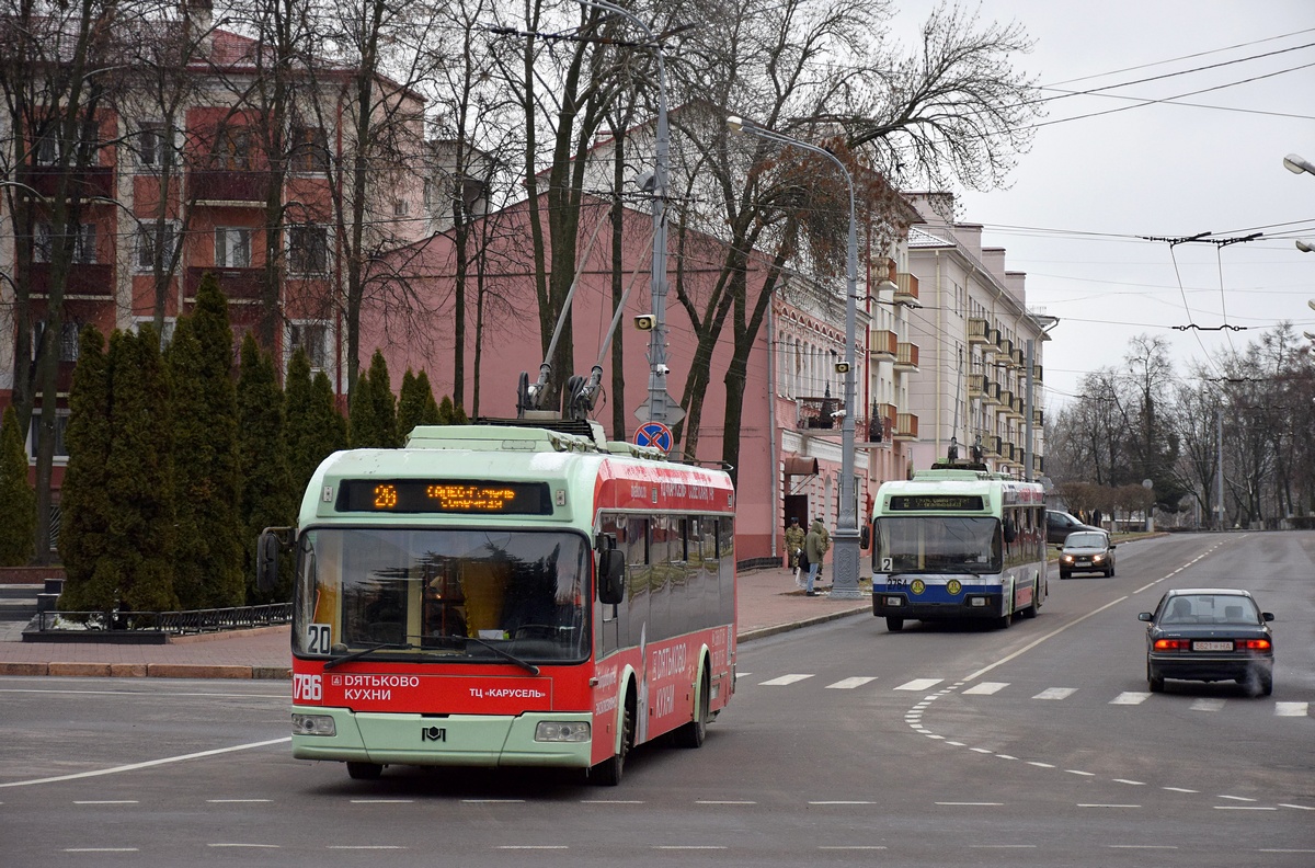 Гомель, БКМ 321 № 1786; Гомель, БКМ 32102 № 2764