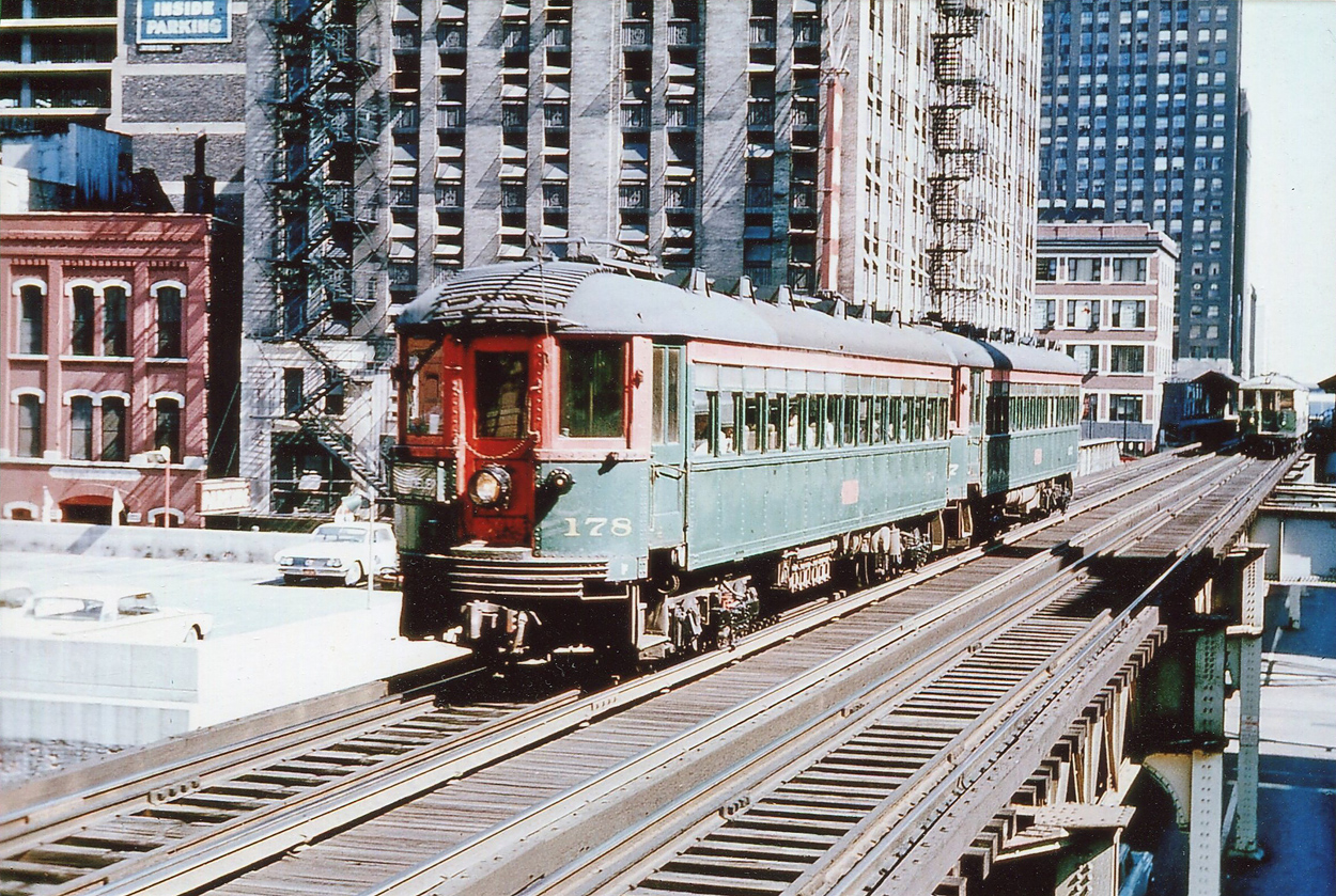 Highwood, IL, Cincinnati interurban motor car # 178