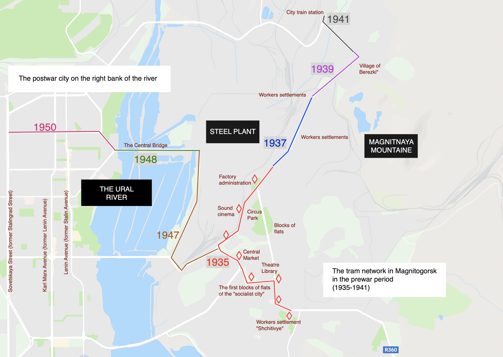 Maps made with OpenStreetMap