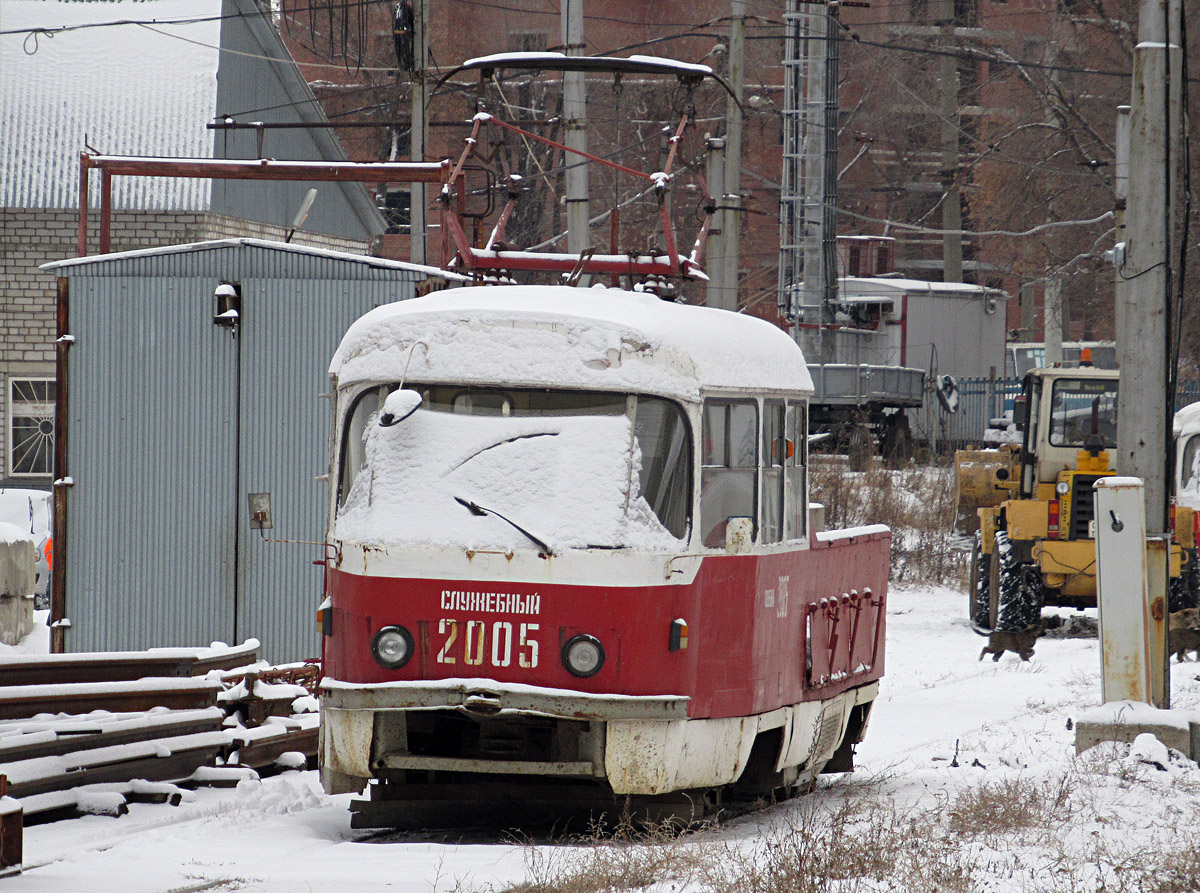Самара, Tatra T3SU (двухдверная) № 2005; Самара — Кировское трамвайное депо