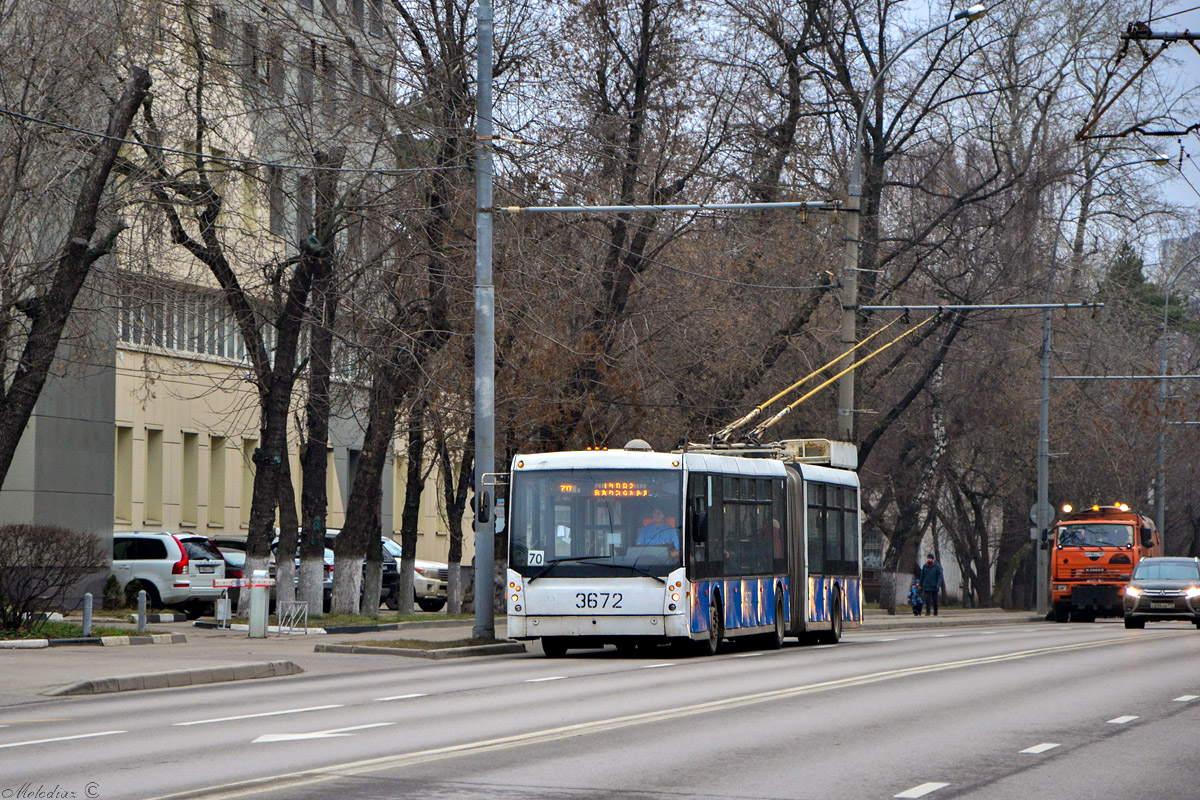 Москва, Тролза-6206.00 «Мегаполис» № 3672