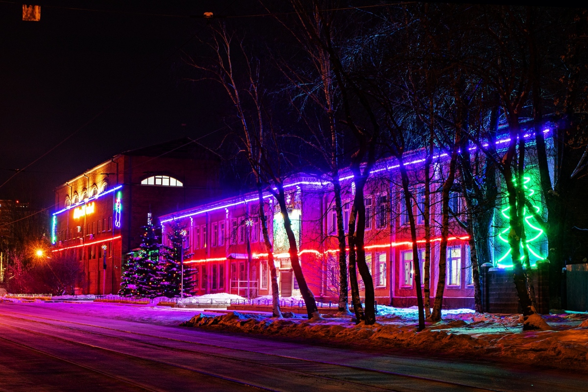 Иркутск — Разные фотографии; Иркутск — Фотографии в тёмное время суток