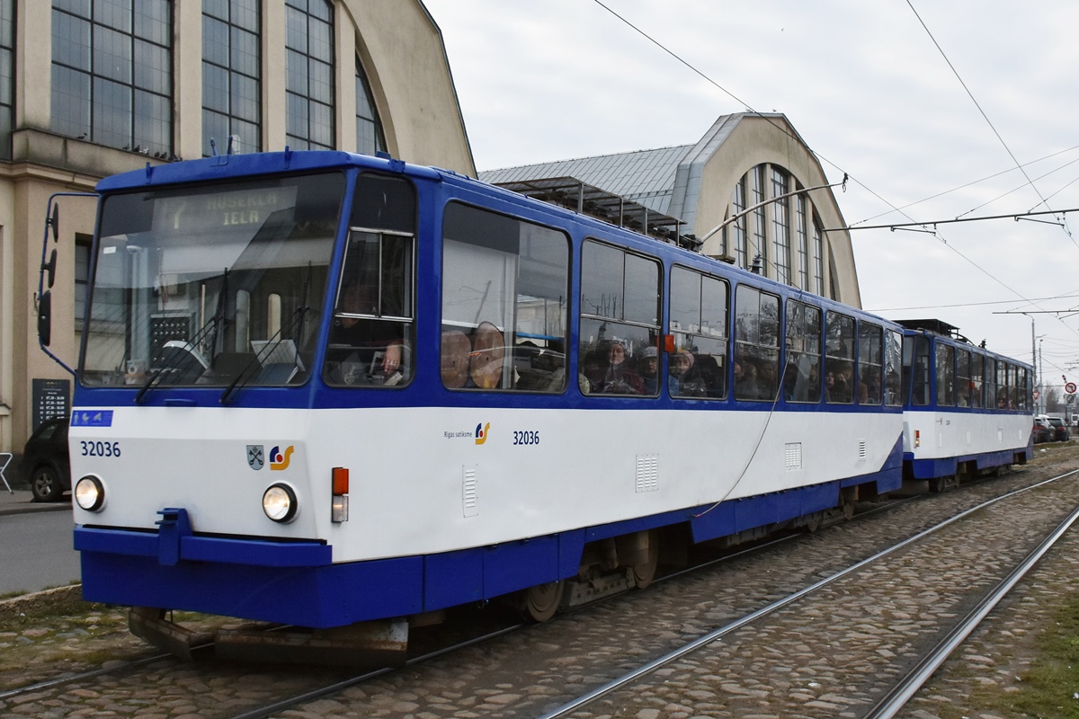 Рига, Tatra T6B5SU № 32036