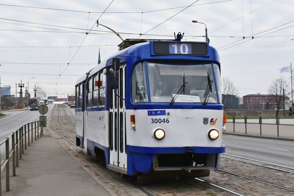 Рига, Tatra T3A № 30046