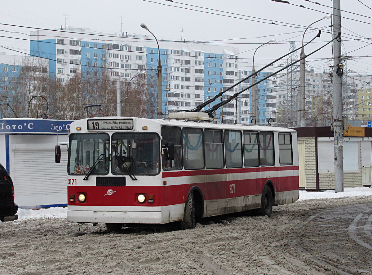 Самара, ЗиУ-682Г [Г00] № 3171; Самара — Конечные станции и кольца (троллейбус)
