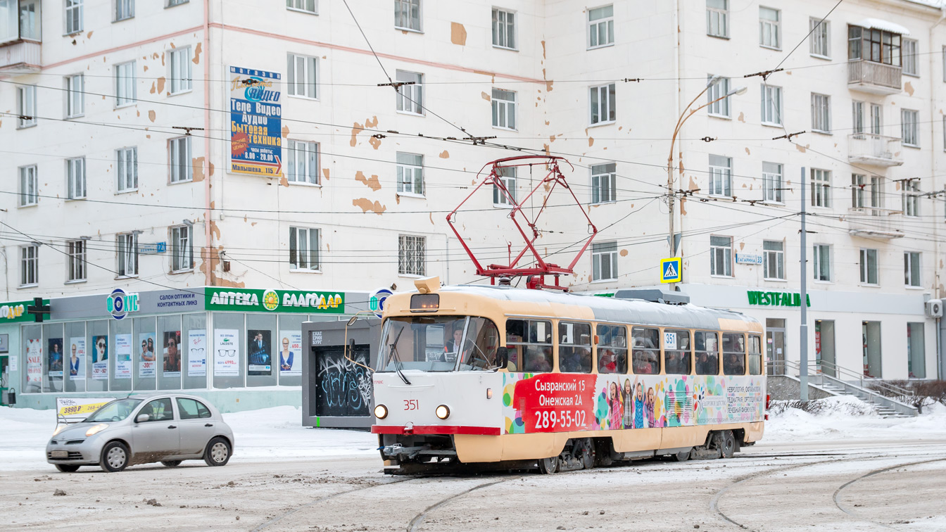 Екатеринбург, Tatra T3SU № 351