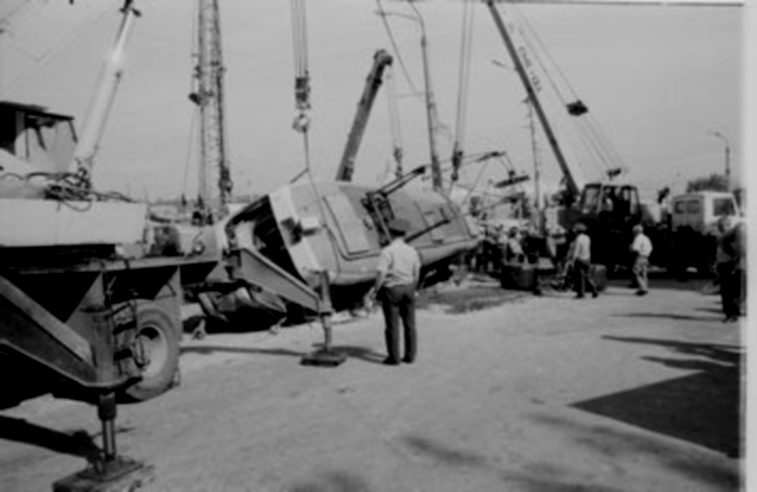 Нижний Новгород, Tatra T3SU № 1697; Нижний Новгород — Исторические фотографии; Нижний Новгород — Происшествия Нижний Новгород, Tatra T3SU № 1697; Нижний Новгород — Исторические фотографии; Нижний Новгород — Происшествия