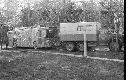 Новосибирск — "Гаражный" подвижной состав; Новосибирск — Исторические фотографии (троллейбус) Новосибирск — "Гаражный" подвижной состав; Новосибирск — Исторические фотографии (троллейбус)