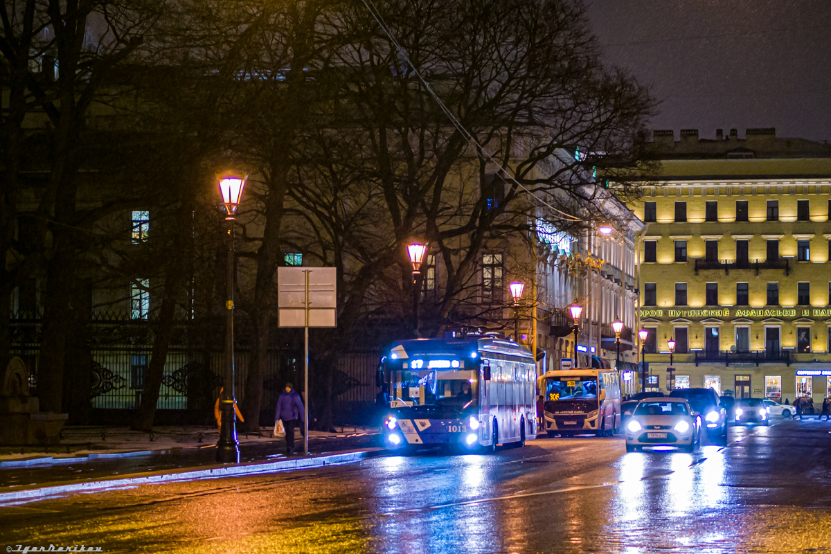 Санкт-Петербург, Тролза-5265.08 «Мегаполис» № 1013 Санкт-Петербург, Тролза-5265.08 «Мегаполис» № 1013